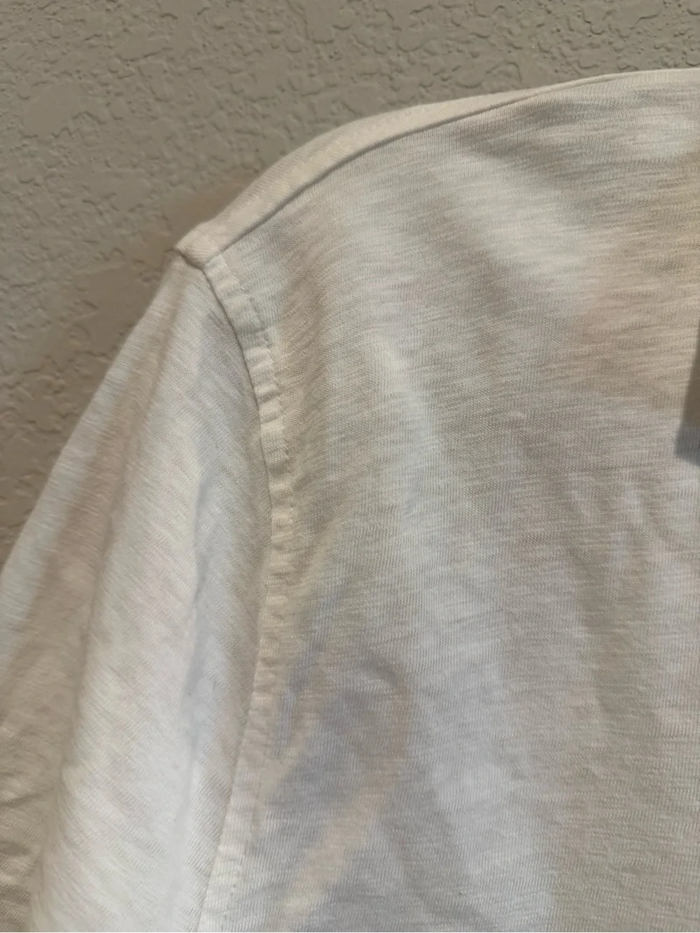 J.Crew Men’s Slub Cotton Polo Shirt – Size L